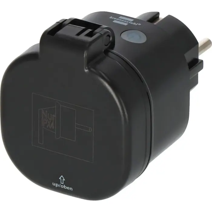 Brennenstuhl Connect WiFi socket WA 3600 XS03 Outdoor (black, voice control, timer, app)