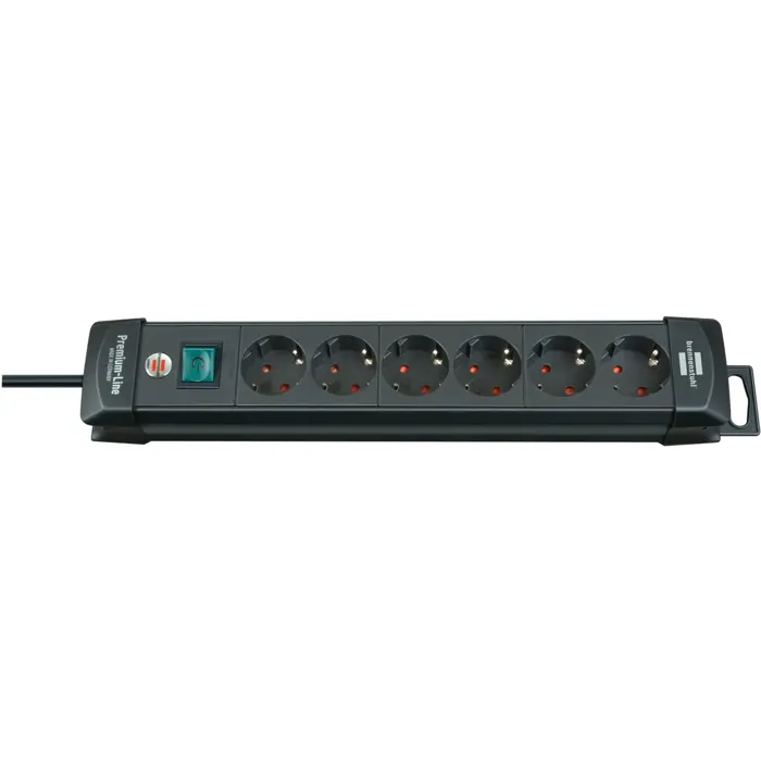 Brennenstuhl Premium black S 6x