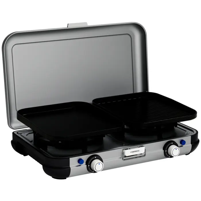 Campingaz Camping Kitchen 2 Grill & Go Caravan, 30 mbar (grey/black, 2x 2kW, model 2025)