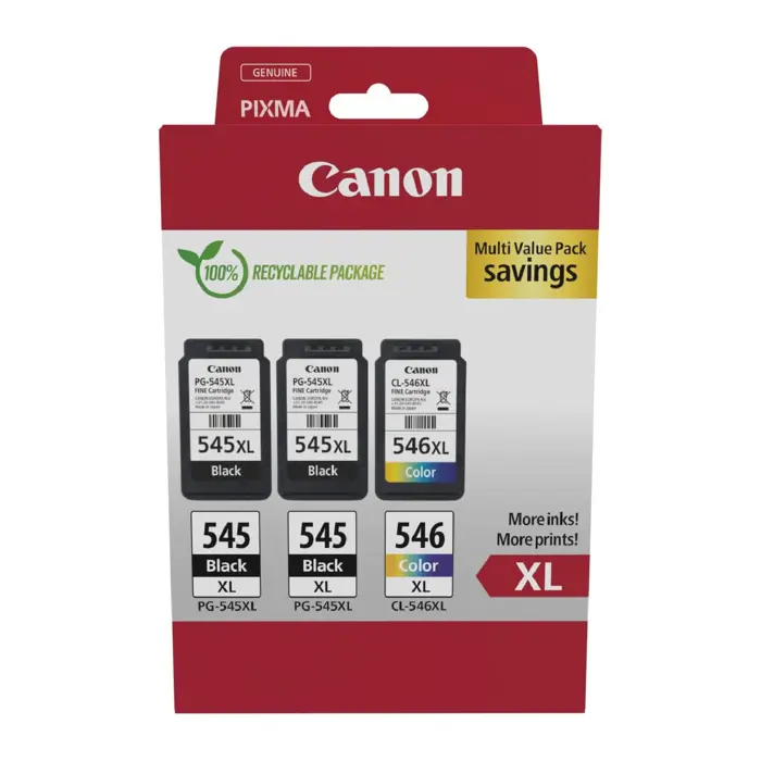 Canon ink multipack 2x PG-545XL/CL-546XL