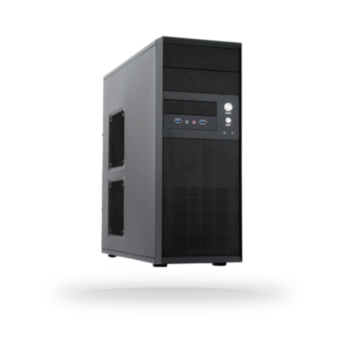 Chieftec CQ-01B-U3-OP USB3 ATX case, black