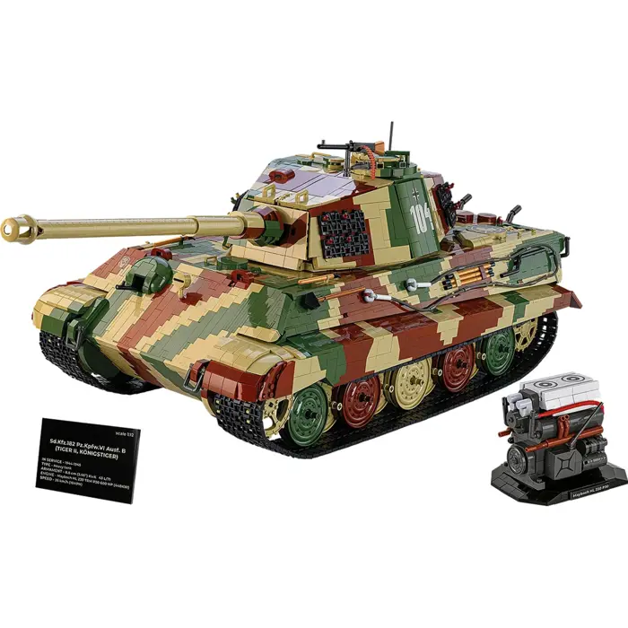 COBI Tiger II King Tiger, construction toy scale 1:12