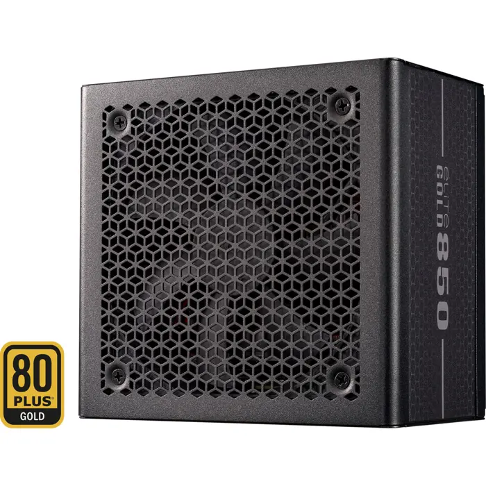 Cooler Master ELITE GOLD 850 (black, 1x 12-pin high power GPU, 3x PCIe, 850 watts)