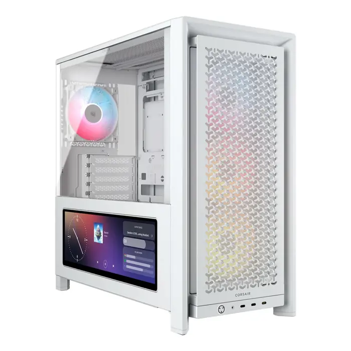 Corsair FRAME 4000D LCD RS ARGB Midi Tower White