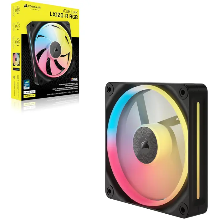 Corsair iCUE Link LX120-R RGB, PWM Lüfter - 120mm, black-CO-9051049-WW