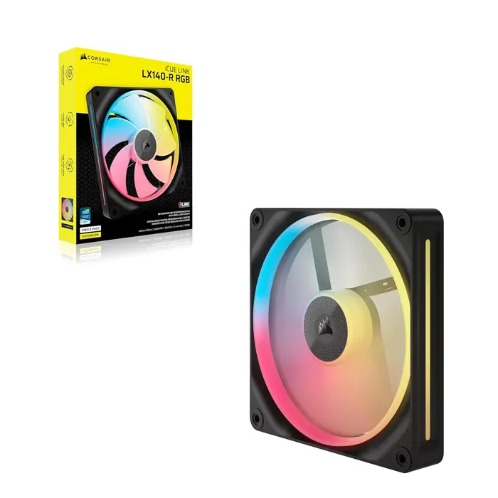 Corsair iCUE Link LX140-R RGB, PWM Lüfter - 140mm, black-CO-9051051-WW