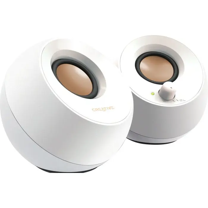 Creative Pebble White - 2.0 USB Jack