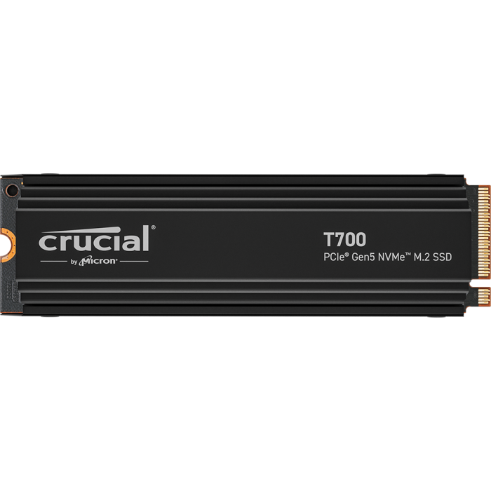Crucial T700 4TB PCIe Gen5 NVMe M.2 SSD s hlajenjem