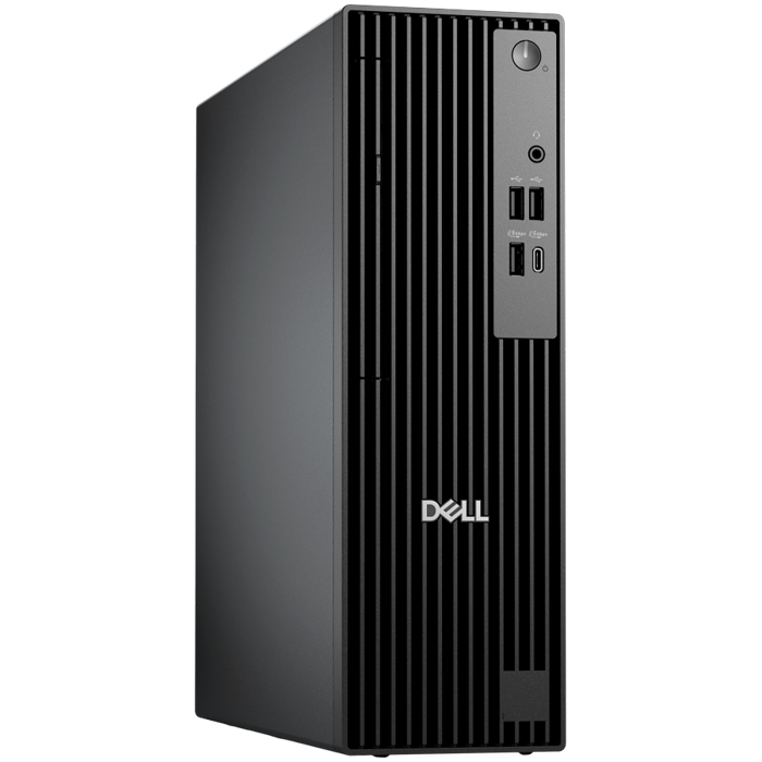 Dell Pro Slim QCS1255, 180W, AMD Ryzen 5 8600G (16 TOPS, 6 cores up to 5.0GHz), 16GB DDR5 4800MT/s, M.2 512GB SSD,AMD  Integrated Graphics, Wi-Fi+BT, SD CR, DP/HDMI/USB-C/USB-A/RJ-45, Speaker, Mouse/K