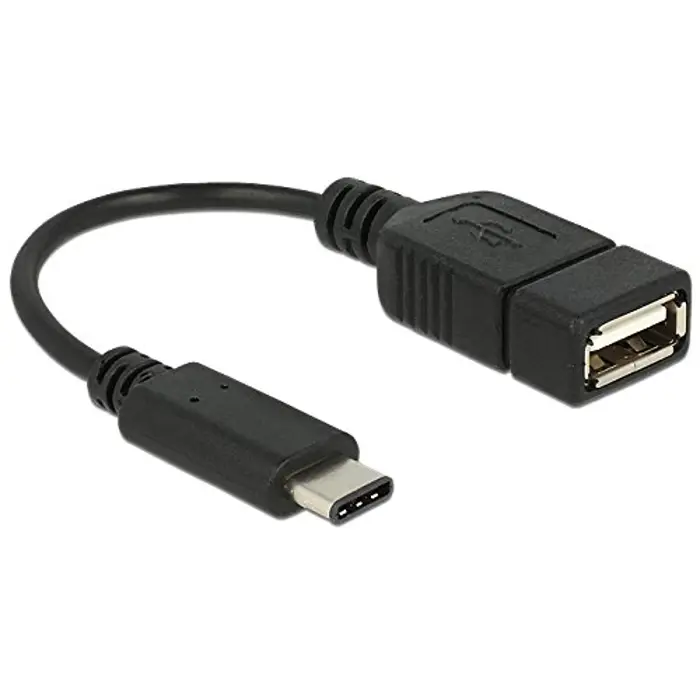 DeLOCK Adapter - USB A - USB C - 15cm - black