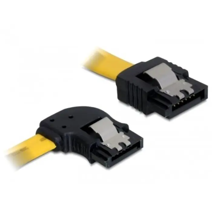 Delock SATA Links/straight Metall 30cm