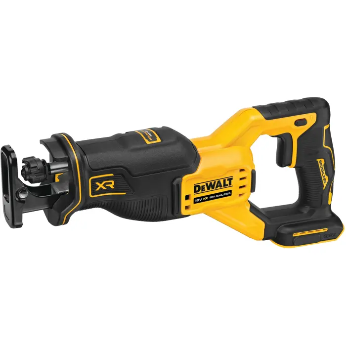 DEWALT DCS382NT cordless reciprocating saw, 18 volts, yellow/black, without battery and charger, in TSTAK Box II