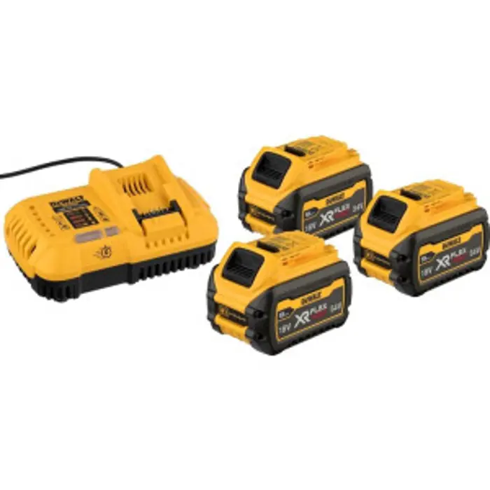 DEWALT XR FLEXVOLT Akku Starterkit DCB118X3, inkl. 3x Akku 54Volt 3Ah, Set