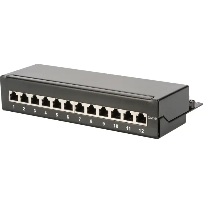 Digitus patch panel DN-91612SD-EA (black, desktop, Cat.6a)