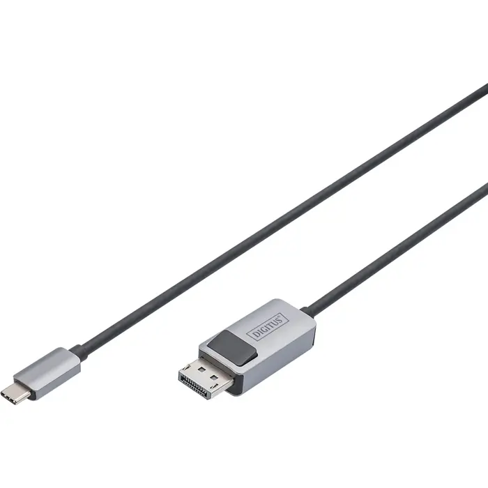 Digitus USB4 Gen 2x2 adapter cable USB-C > DisplayPort (black/gray, 1 meter)