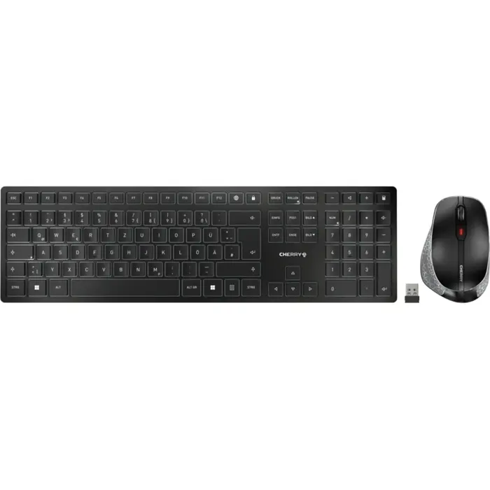 DW 9500 SLIM (black/gray, DE layout, Cherry SX scissor technology)
