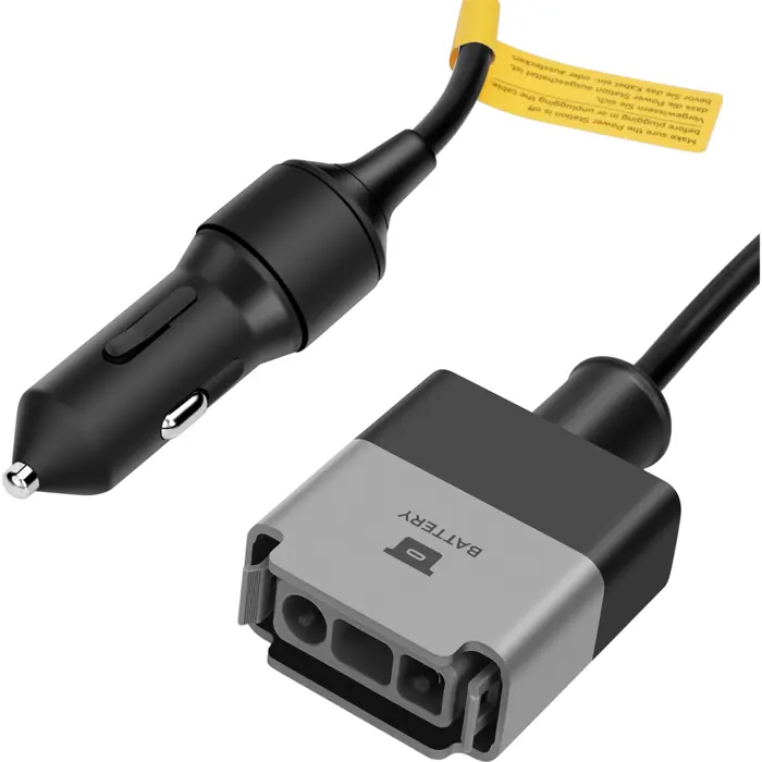 EcoFlow connection cable Car Charge, Micro Inverter > Powerstation RIVER 2 (black, 50cm)