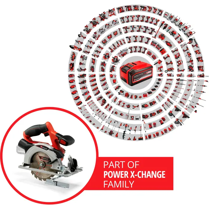 Einhell cordless circular saw TE-CS 18/150 Li - Solo