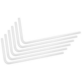 EK Water Blocks EK-Loop Hard Tube 14/10mm acrylic, bent 90 degrees - 80cm, 6 pieces 3831109826058