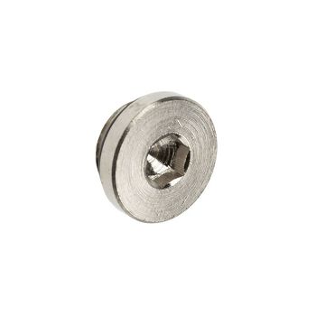 EK Water Blocks EK-Quantum Torque Surface End Tank Plug - nickel 3831109898895