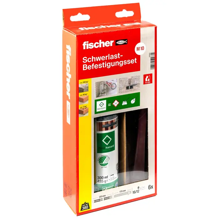 Fischer heavy-duty fastening set FIS V Zero 300 T SBS M10R