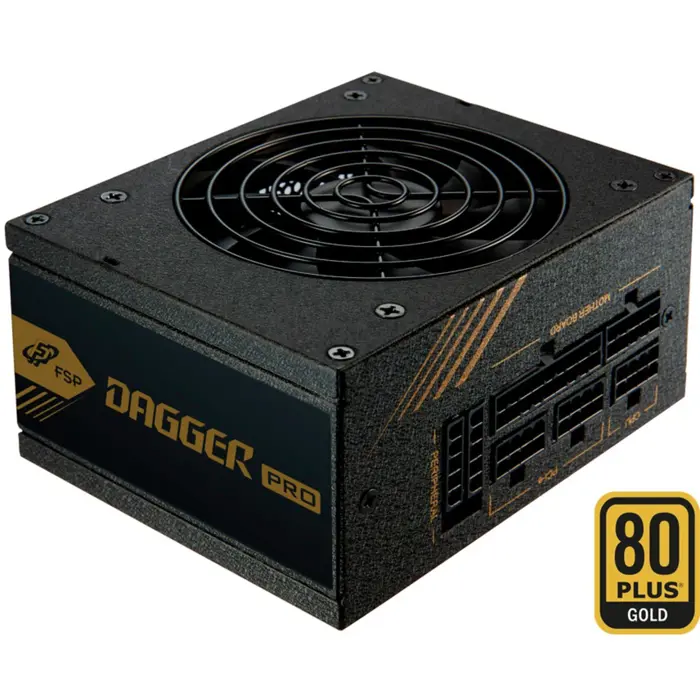 FSP DAGGER PRO 650W, PC power supply (2x PCIe, cable management, 650 watts)