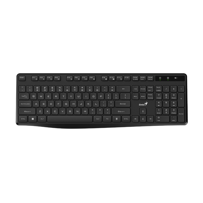 Genius KB-7200, bežična tipkovnica, silent, crna