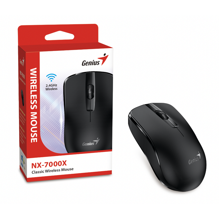 Genius NX-7000X, bežični miš, crni