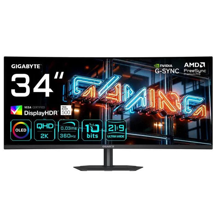 Gigabyte 34" QD-OLED MO34WQC36 EK