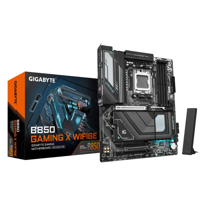 GIGABYTE B850 GAMING X WIFI6E, DDR5, SATA3, USB3.2Gen2, DP, 2.5GbE, WiFi 6E, AM5 ATX