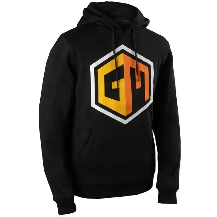 Global Masters Hoodie GM Logo - black (L)-GM-M-BY011A-L