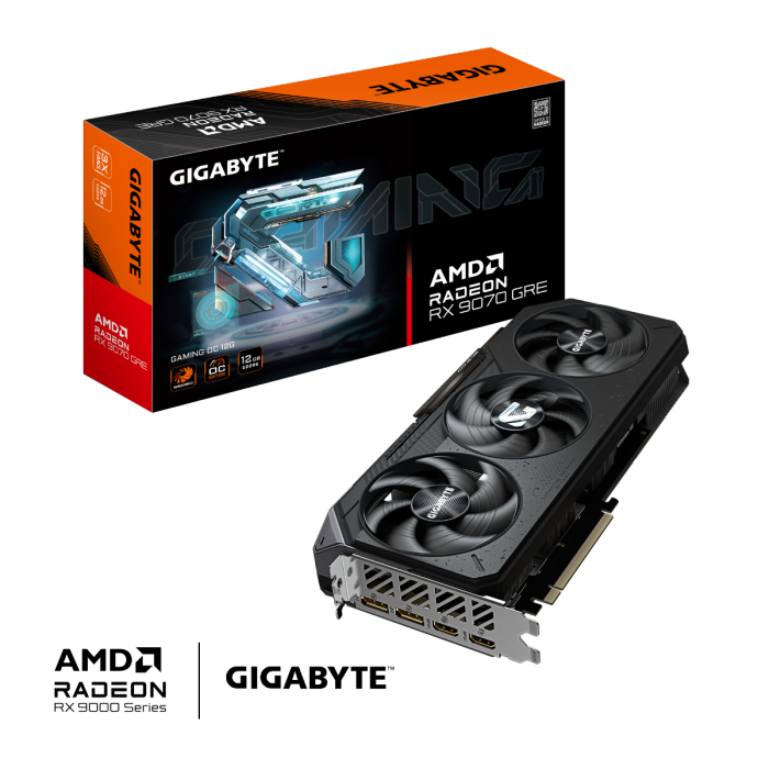 Grafična kartica GIGABYTE Radeon RX 9070 GRE GAMING OC 12G, 12GB GDDR6, PCI-E 5.0