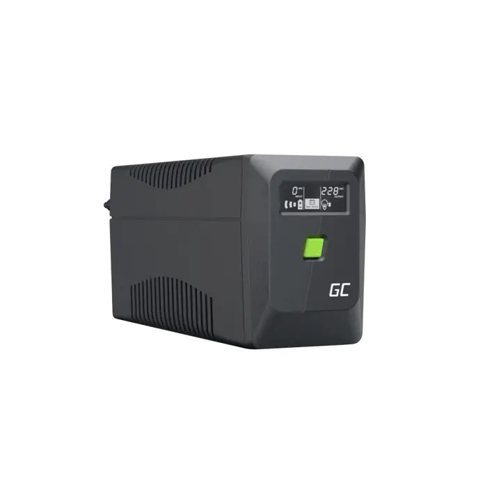 Green Cell UPS (UPSLM360) 650VA/360W, Modified sine wave, Line Interactive AVR, LCD