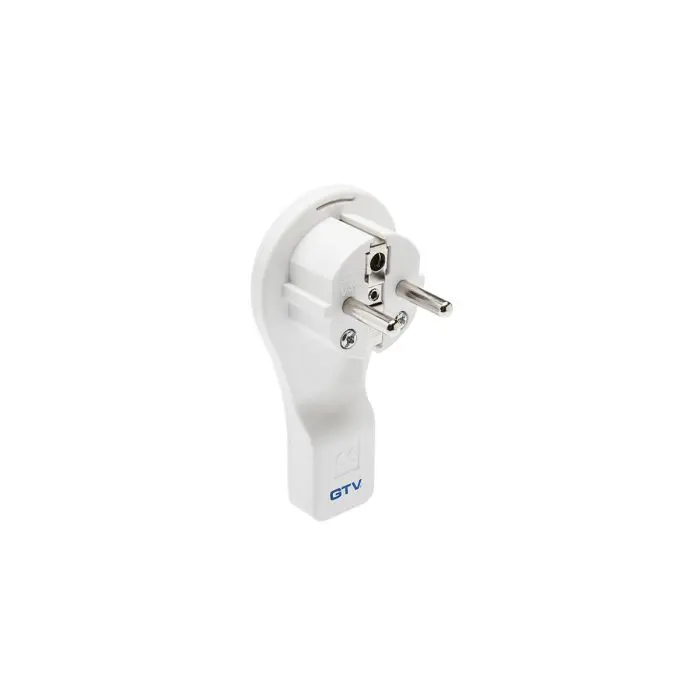 GTV flat plug for cable 16A / 250V, white