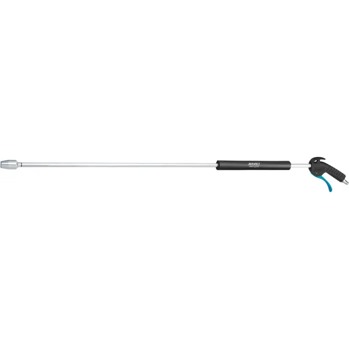 Hazet blow gun 9040LG-3/2, long, blow tool (black/blue, with Venturi nozzle, 90 side nozzle)