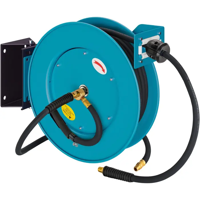 Hazet hose reel open 9040OS-10, 20 meters (blue, 2 meter connection hose)