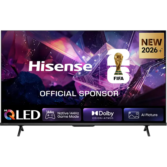 Hisense 43E7S PRO Hi-QLED TV (108 cm (43 inches), black/dark gray, UltraHD/4K, Free-Sync-Premium, 144Hz panel)