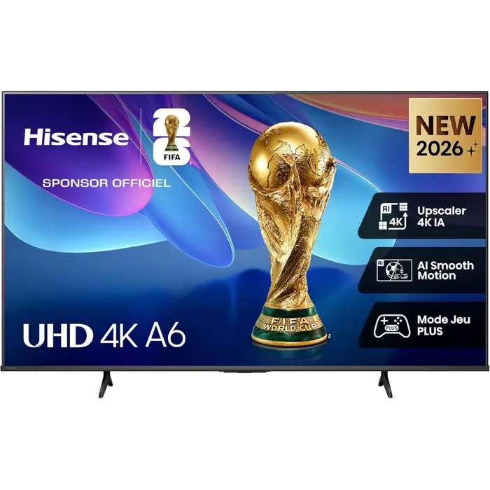 Hisense 58A6S (146 cm (58 inches), black/dark gray, UltraHD/4K, triple tuner)