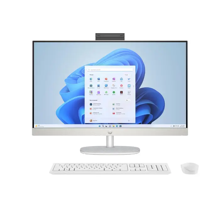 HP 27-cr0222nw AIO Ryzen 7 7730U 27.0"FHD IPS AG 300nits 16GB DDR4 SSD512 Radeon 680M LAN Win11 2Y Shell White