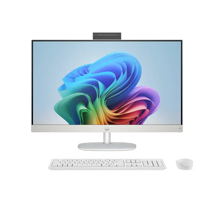 HP AiO 27-ct2004nw Ryzen AI 5 330 27.0"FHD IPS 300nits AG 16GB DDR5 5600 SSD512 Radeon 820M Cam1080p+IR Win11 Shell White/Light Gray 2Y