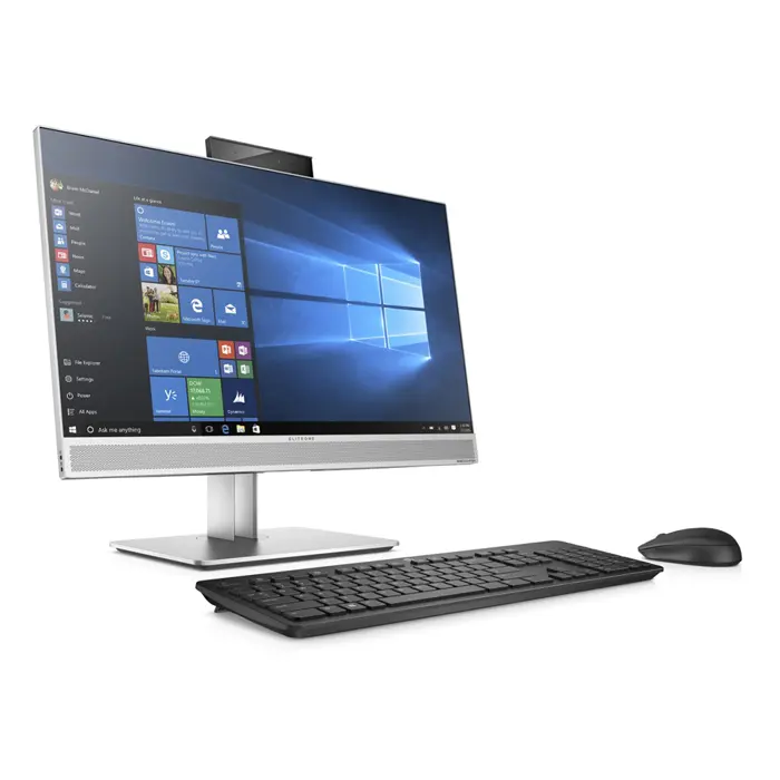 HP EliteOne 800 G5 AiO; Core i5 9500 3.0GHz/8GB RAM/256GB SSD PCIe;DVD-RW/webcam/cardreader/23.8"(1920x1080)/Win 11 Pro 64-bit/Height Adjustable - Premium Obnovljeno