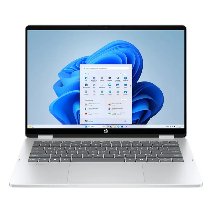 HP OmniBook 5 Flip 14-fp0012na; Core i7 1355U 1.7GHz/16GB RAM/512GB SSD PCIe/batteryCARE+;WiFi/BT/Intel Iris Xe/14.0 WUXGA BV TS/Win 11 64-bit - Premium Obnovljeno
