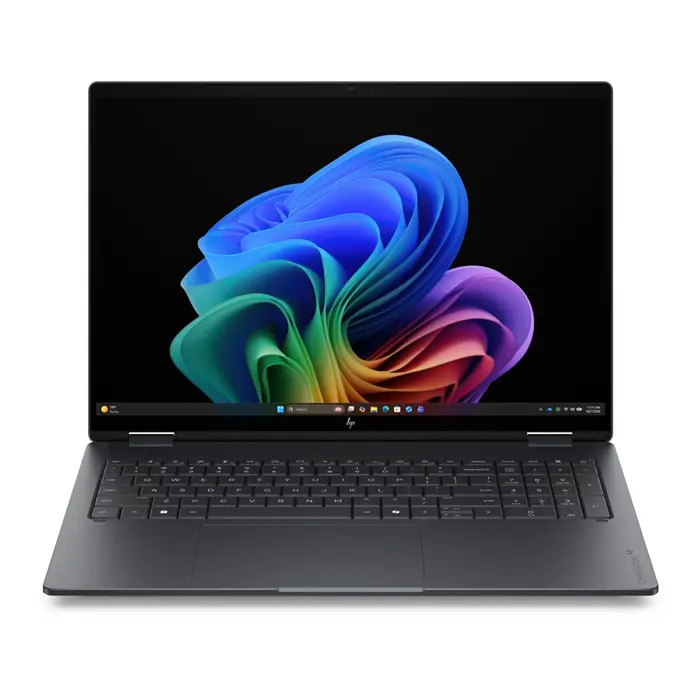 HP OmniBook X Flip AI 16-cb0796ngx; Ultra 9 386H 2.1GHz/32GB RAM/1TB SSD PCIe/batteryCARE+;WiFi/BT/Intel Graphics/16.0 2.8K OLED BV TS/backlit kb/num/Win 11 64-bit - Premium Obnovljeno