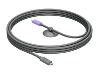 Kabel Logitech Active USB Cable, USB 3.1 Gen2, aktivni, 5 m - 952-000195