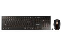 Tipkovnica in Miš Cherry DW 9100 SLIM, Bluetooth, črna, USB, UK SLO g. - JD-9100GB-2