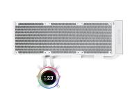 Vodeno hlađenje AIO Liquid Cooler Lian Li HydroShift II LCD-C 360 Fanless, bel - GHS2LCD36W