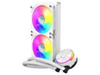 Vodeno hlađenje AIO Liquid Cooler Cooler Master MasterLiquid PL240 Flux, 240mm, ARGB, bel - MLY-D24M-A23PZ-RW