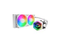 Vodeno hlađenje AIO Liquid Cooler MasterLiquid 240 Core II, 240mm, ARGB, Cooler Master, bel - MLW-D24M-A18PA-RW