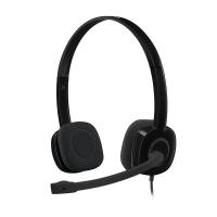 Slušalice Logitech H151, črne, stereo - 981-000589