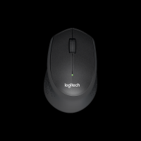 Miš Logitech M330 Silent Plus, črna - 910-004909